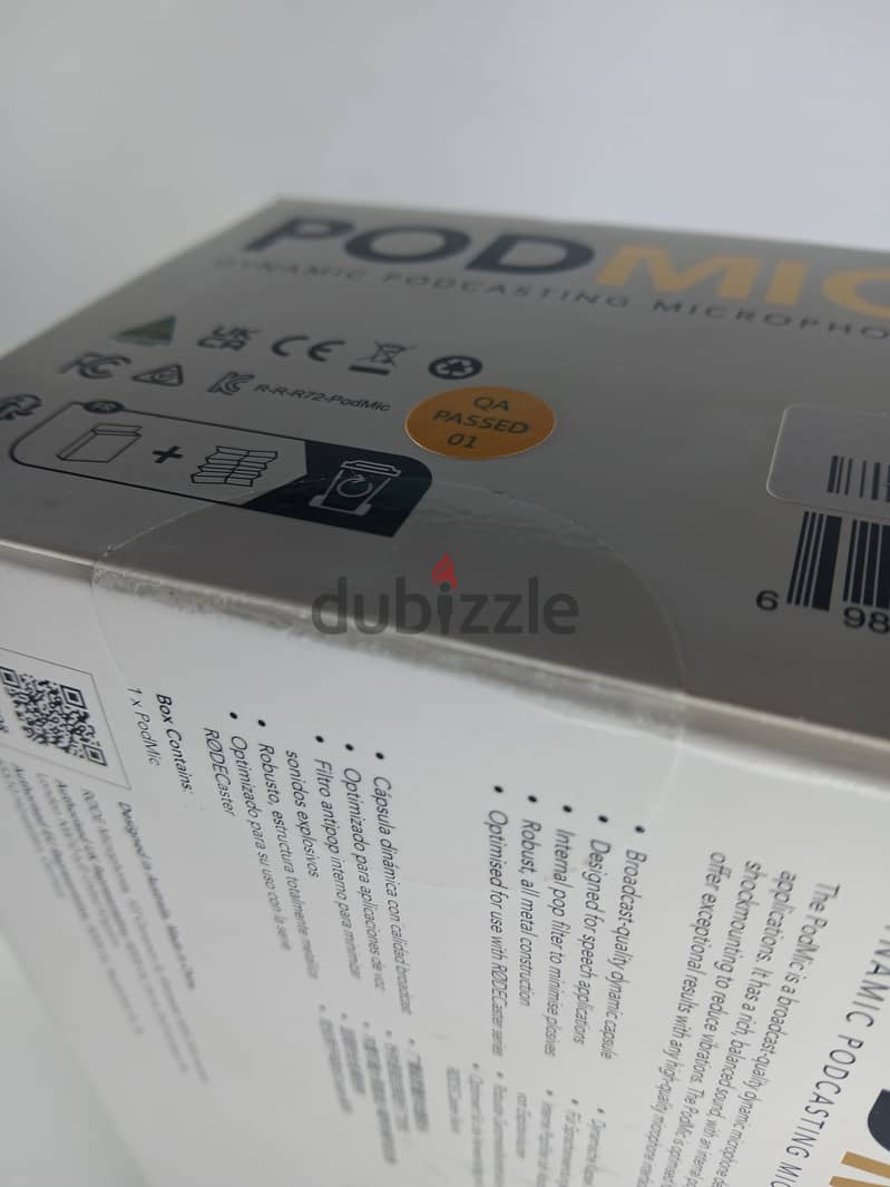 مايك RODE PODMIC XLR جديد متبرشم 8