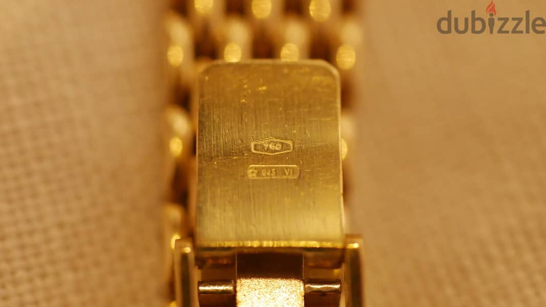 Longines Solid 18K Gold Lady's Watch - ساعة حريمي ذهب من لونجين 4