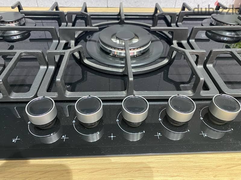 Beko built-in gas hob black 90cm 1