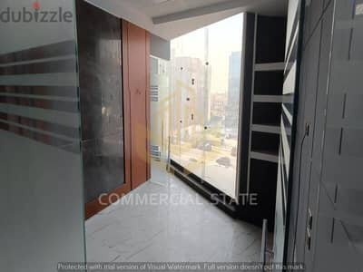 مكتب 341 متر جاهز في مجمع البنوك للايجار  -Finished Office -Rent