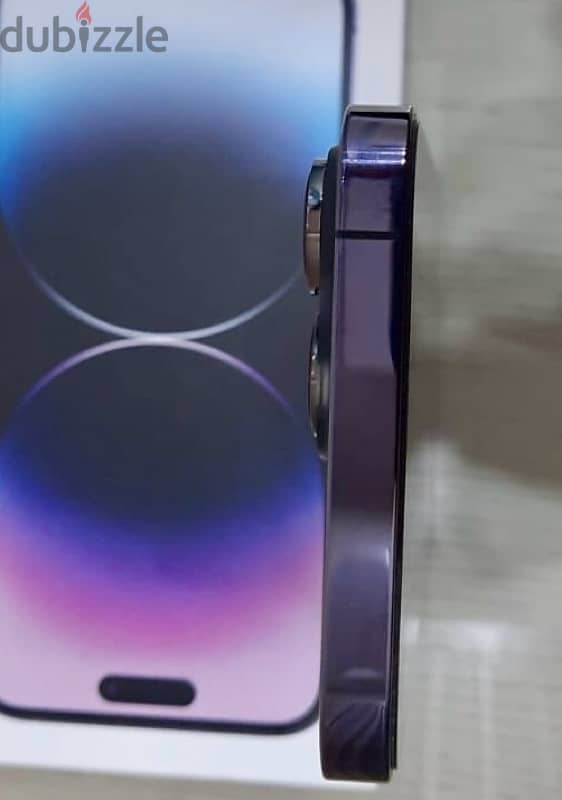 iphone 14Pro Max, Deep purple ,256GB, Battery health 89%,حالته كالزيرو 6