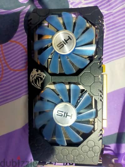 اول الهرم-الجيزه للبيع كارت شاشه his rx570 4gb