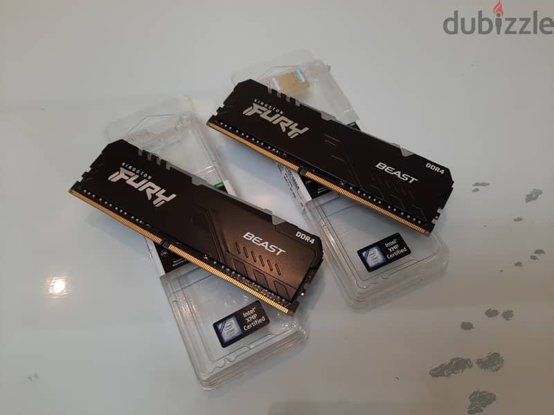 Kingston FURY Beast RGB DDR4 16GB (2x8GB) 3200MHz Cl16 0