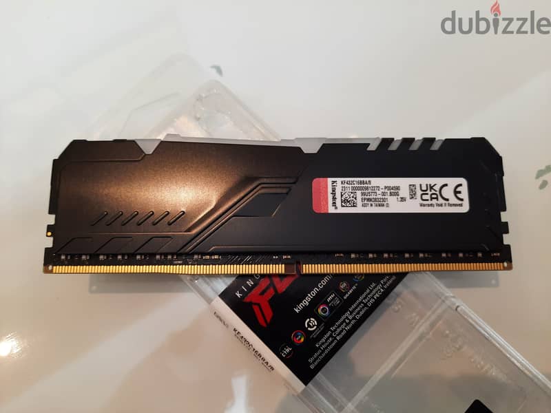 Kingston FURY Beast RGB DDR4 16GB (2x8GB) 3200MHz Cl16 2