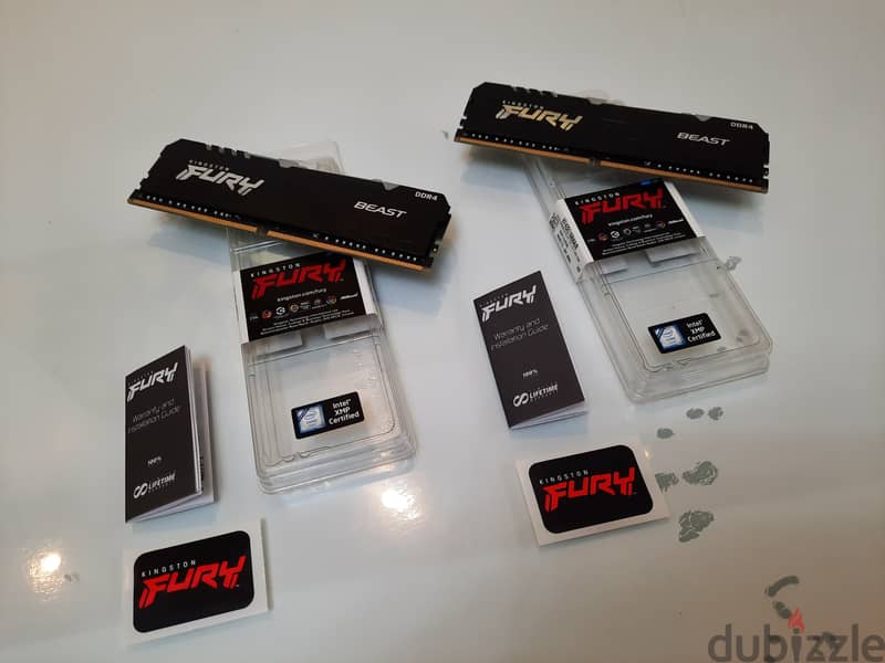 Kingston FURY Beast RGB DDR4 16GB (2x8GB) 3200MHz Cl16 5