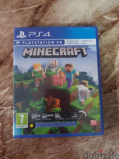 PS4  Minecraft game