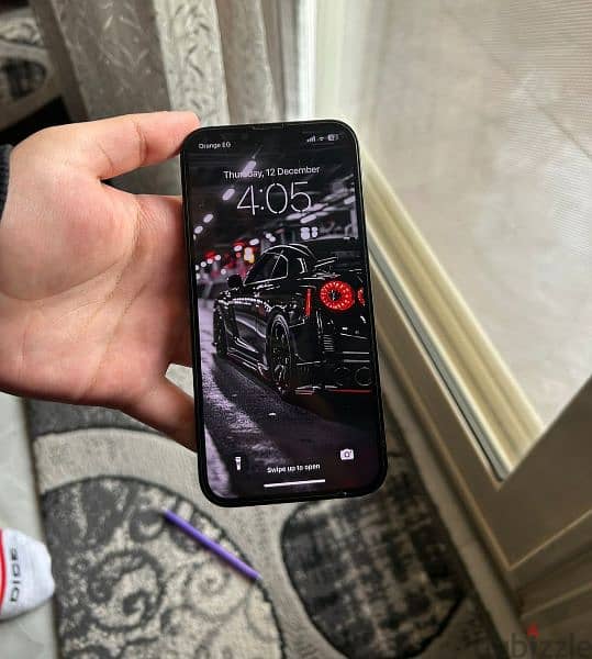 IPhone 14 128GB ايفون١٤ Battery 86% like new بلعبه و عليه حمايه الظهر 1