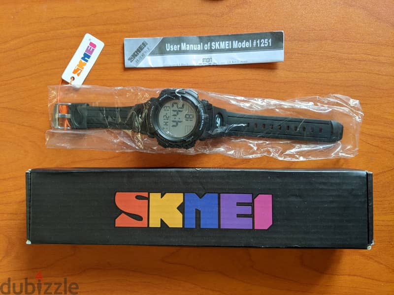 Skmei Digital Watch. Model 1258. Water Resistant. 0