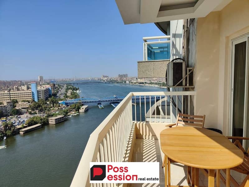 Apartments Panorama View Hotel directly on the Nile, immediate delivery in installments, 3 rooms on Dahab Island, Maadi 0