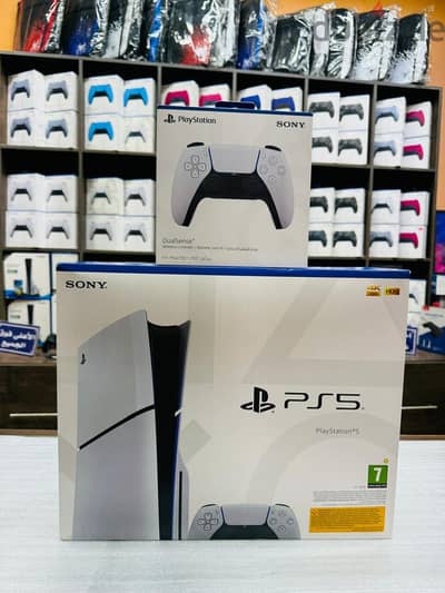 Ps5 slim playstation cd version new - بلايستيشن جديد بالضمان قسط و كاش