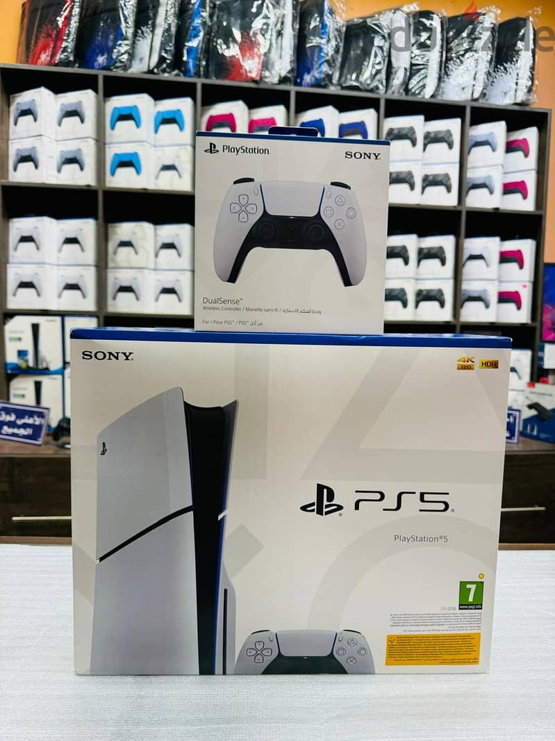 Ps5 slim playstation cd version new - بلايستيشن جديد بالضمان قسط و كاش 1