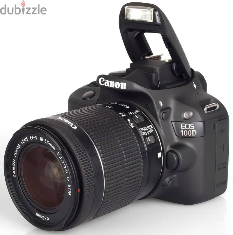 Canon EOS 100D Digital SLR Camera (18MP, CMOS Sensor) 3 inch LCD 1