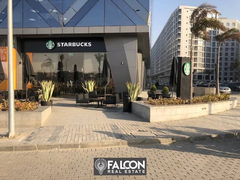 Restaurant and café ready for inspection and operation, prime location on the facade in front of City Stars on El-Nahda Street, in installments 0