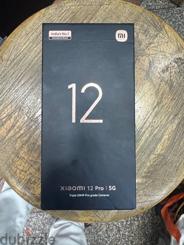 Mi 12 Pro 5G dual sim 256/12G Black جديد متبرشم 0