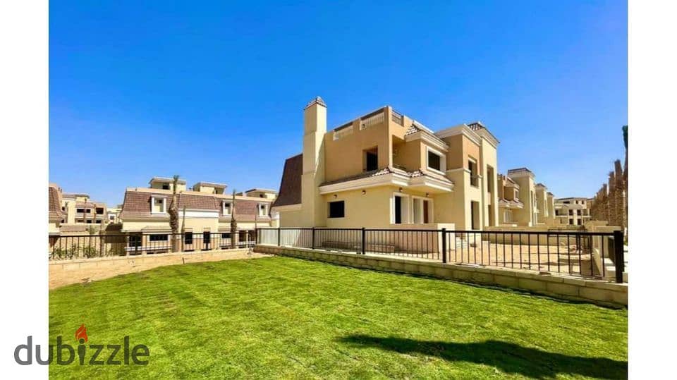 by launch prise villa 239m for sale with club park view prime location in front of madinaty in sarai 0