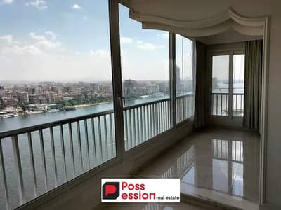 Ready to move apartments for sale,fully finished REVE Hotel on Maadi Corniche in front of Dahab Island, with a view of the Nile and the Pyramids