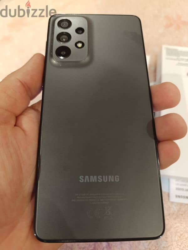 samsung A73 5g 8 ram 128 like new 1