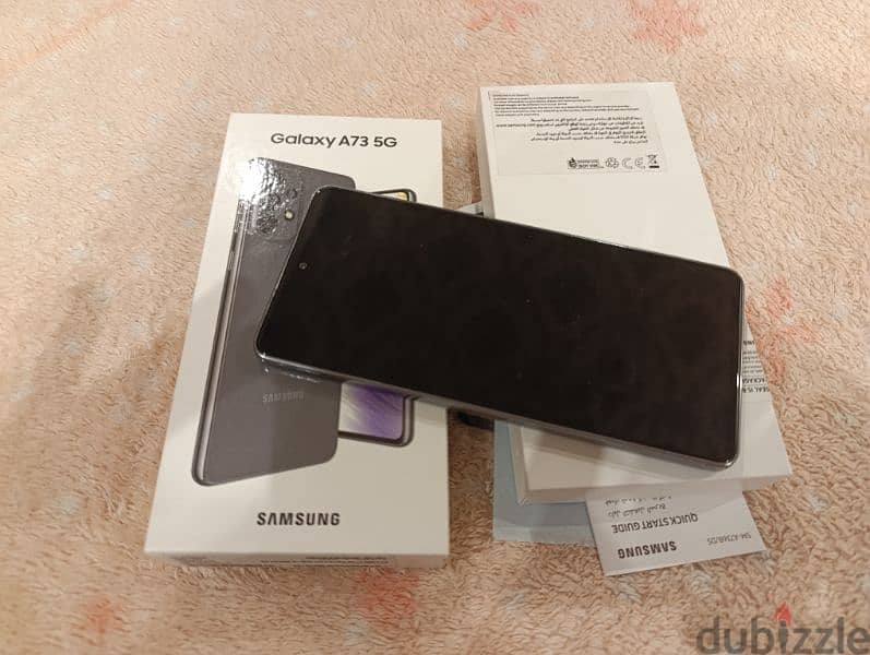 samsung A73 5g 8 ram 128 like new 2