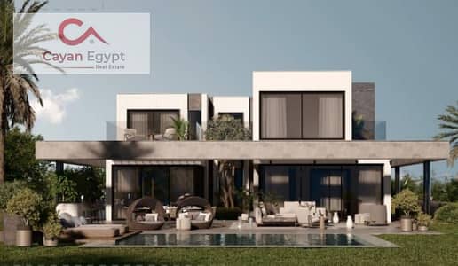 Villa for sale in Ivory East, a compound in front of Hyde Park and Mivida, directly on the 90th Street, area 312 meters, with installments for 8 years