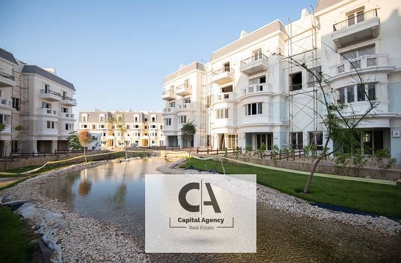 Apartment for sale with garden 108 meters , Ready to move in Mountain View iCity, in the heart of the Fifth Settlement View on the lagoon 0