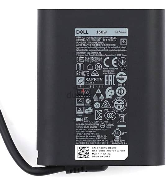 Dell Latitude 5401 5501, XPS 15 9575, Precision 5530 2-In-1 130W USB C 1