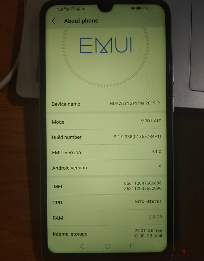 هواوي Y6 prime 2019 بحاله جيده 1