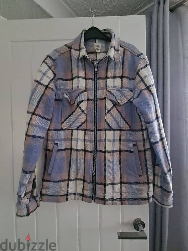 River Island Jacket 100% Cotton Overcoat 10