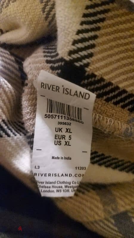 River Island Jacket 100% Cotton Overcoat 11