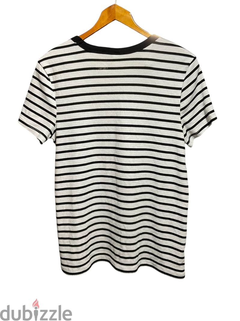 Old Navy Striped Rib-Knit T-Shirt 1