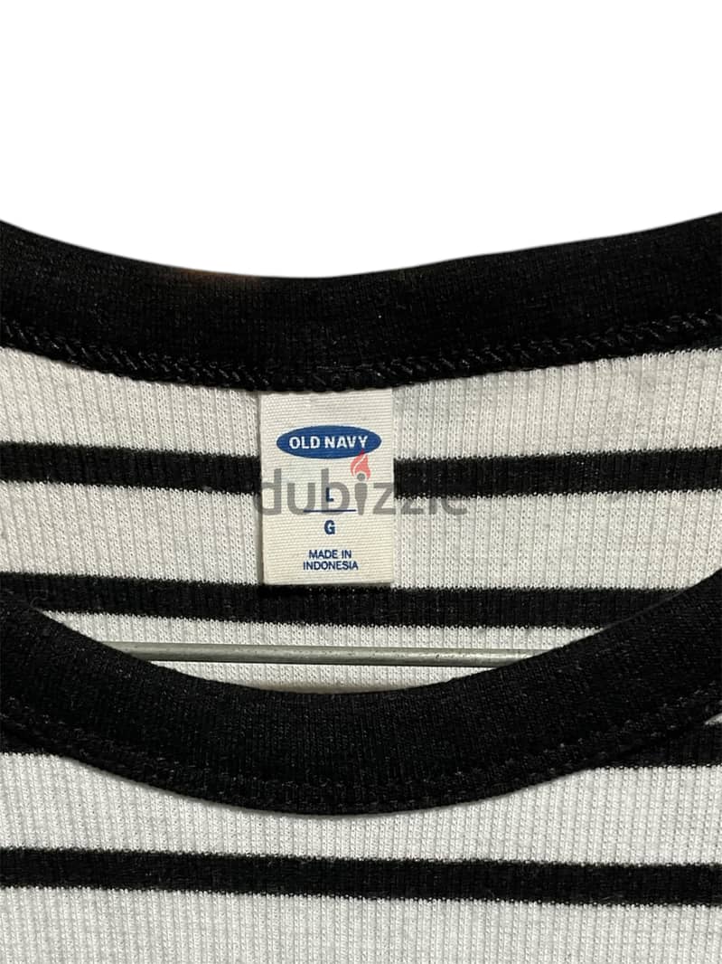 Old Navy Striped Rib-Knit T-Shirt 2