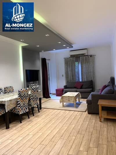 Apartment for rent furnished 122m with garden fully special finishes in Al Rehab City 2 Fifth Settlement