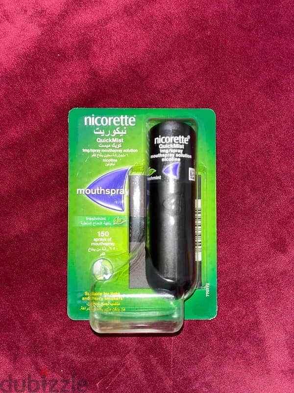 new nicorette mouthspray 0