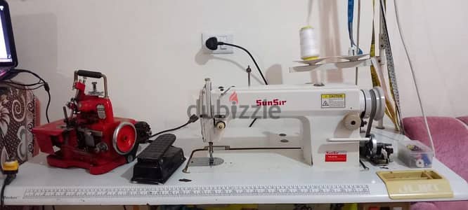 Industrial sewing machine, weaving machine & half Mannequin