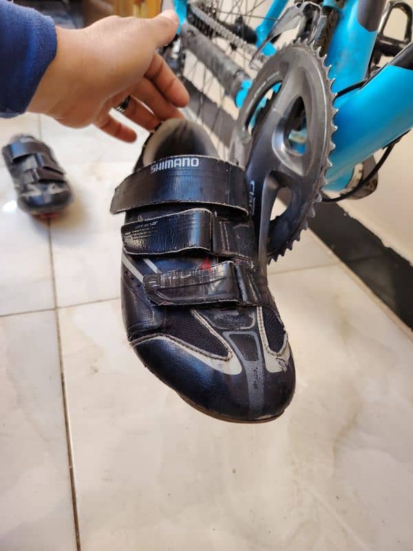 جزمة لوك  shimano r078 و كليت و لوك exostar 3