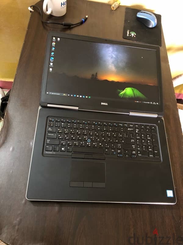 لاب DELL  7720 بكارت P3000 قوته 6 جيجا فعلي 0