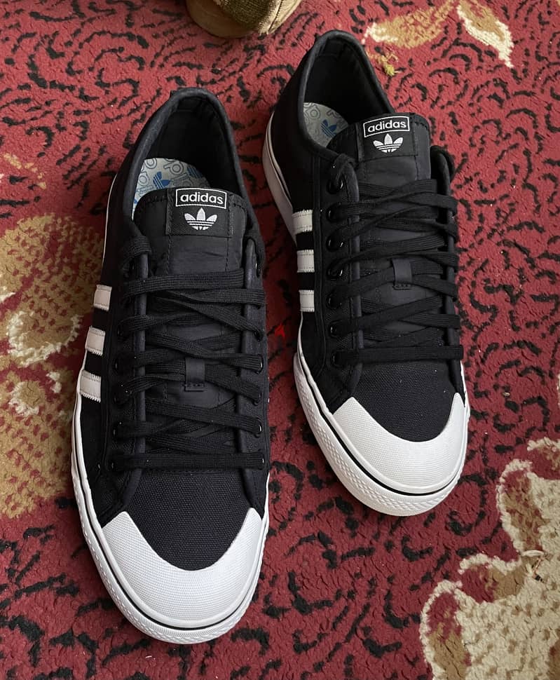 Adidas originals black sneakers used 3 times only size 48 7