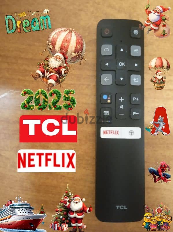 ريموت لجميع شاشات TCL 0