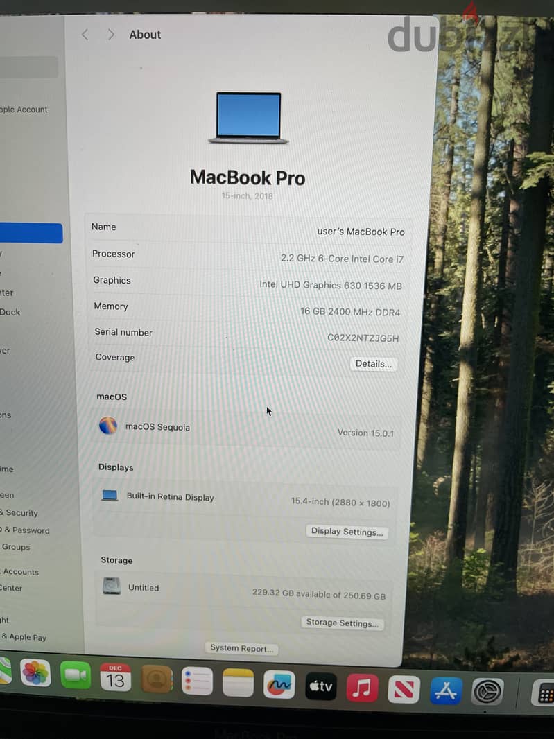 Apple A1990 MacBook Pro Mid 2018 2