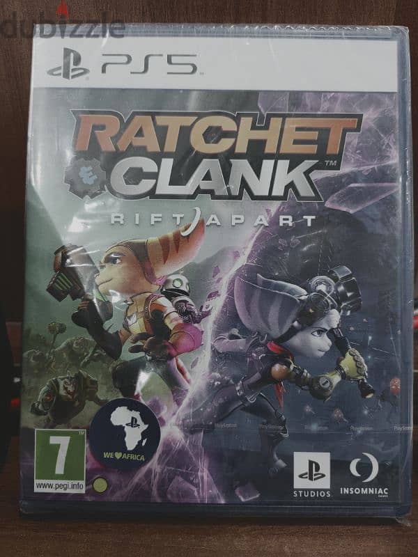 Ratchet and Clank PS5 جديدة متبرشمة 0