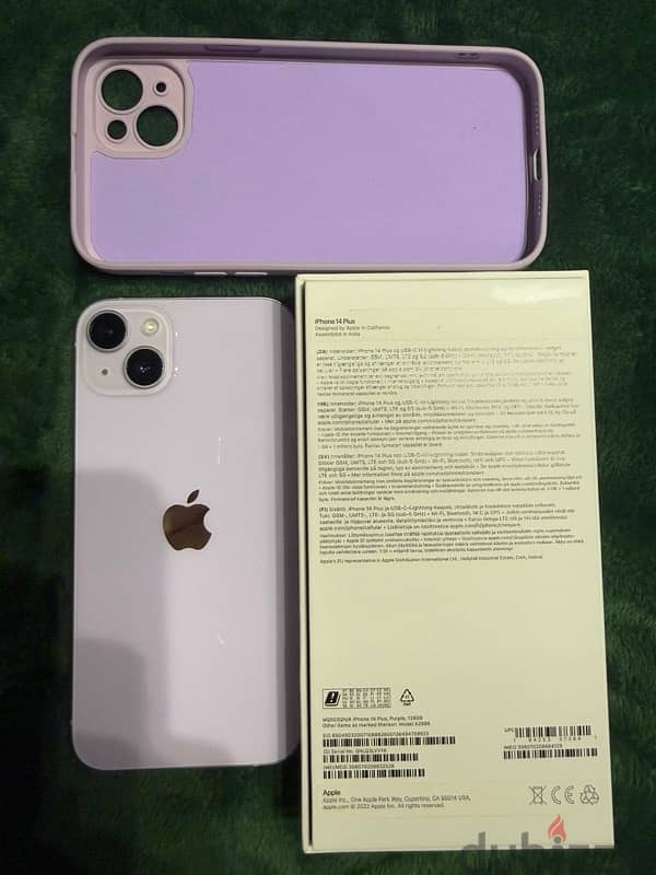 iphone 14 plus 128 + 4 covers 0