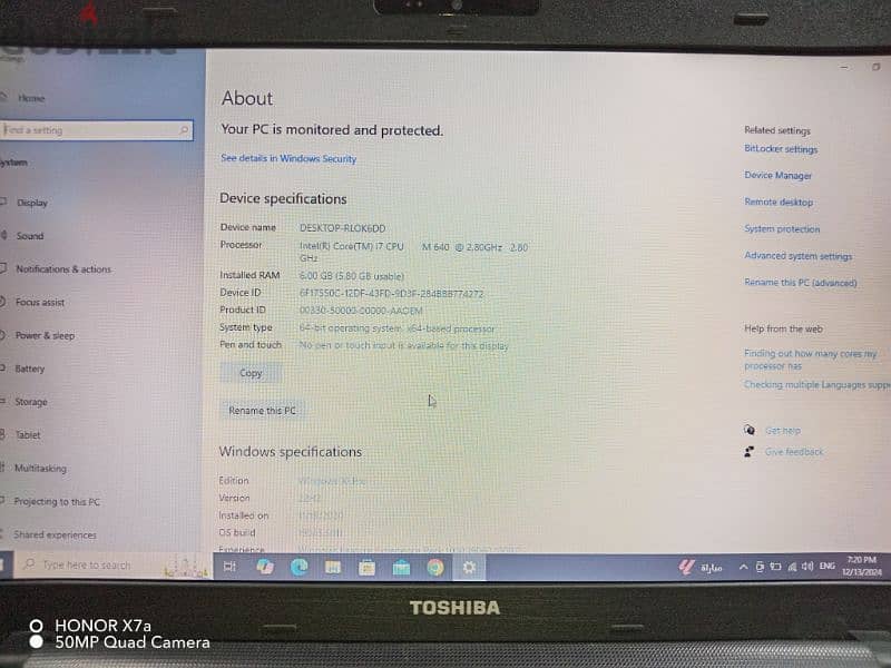 Toshiba c660 5