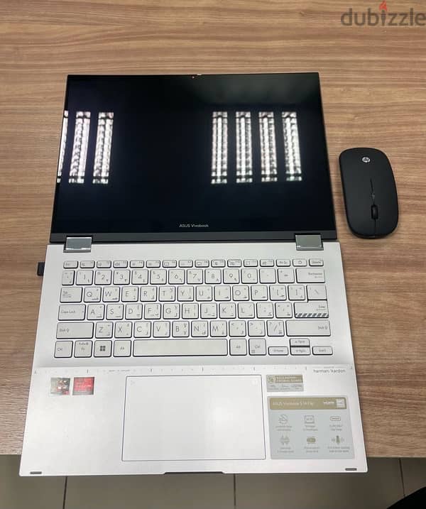 Asus vivobook S 14 flip transparent silver 1