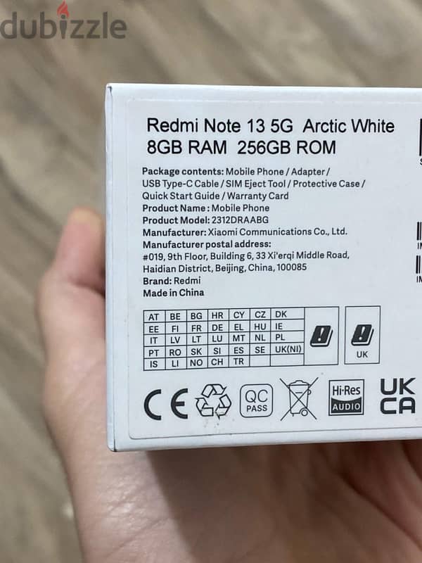 للبيع تليفون  redmi not 13  5 g 0