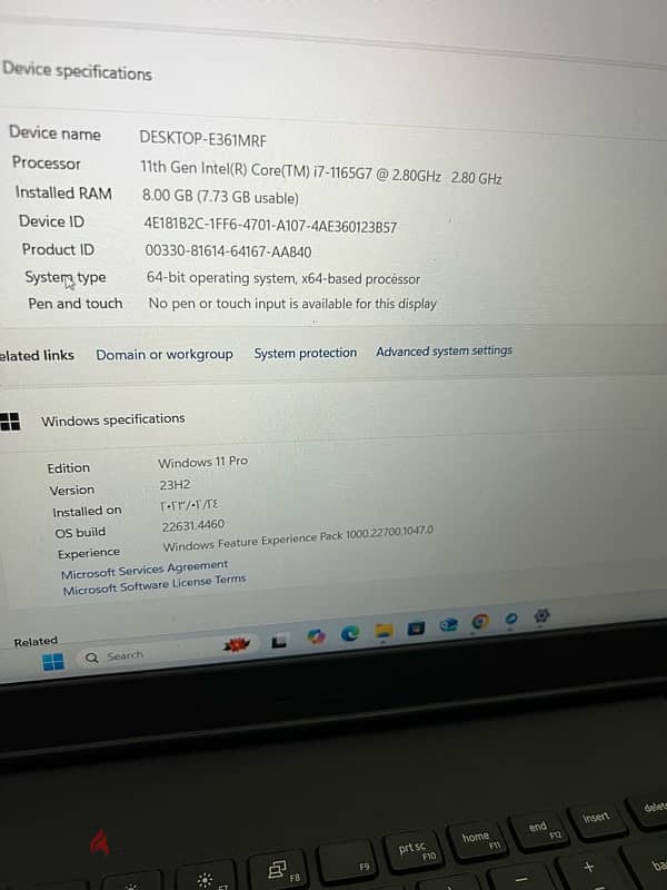 Dell vostro 3500 i7 Gen 11 like new 3