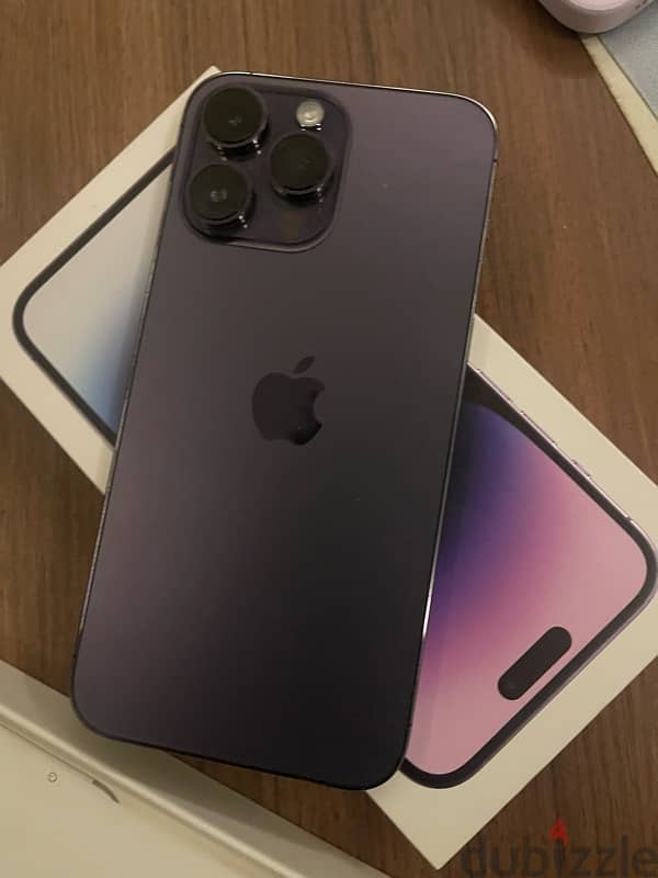 iphone 14 pro max 1 Tera Purple Battery 89% 1