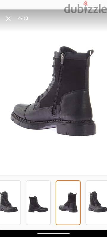 بوت اسود black boots 3