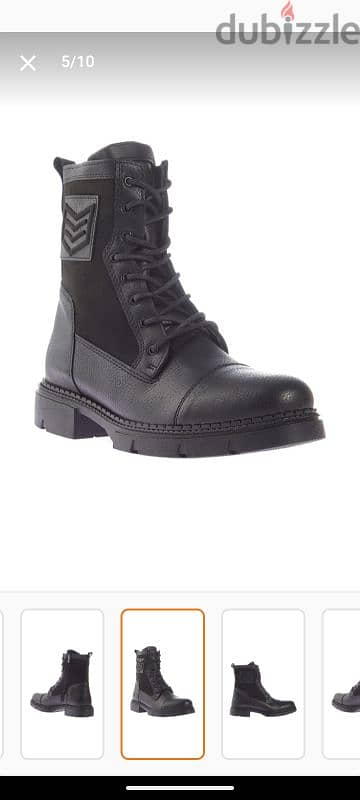 بوت اسود black boots 4