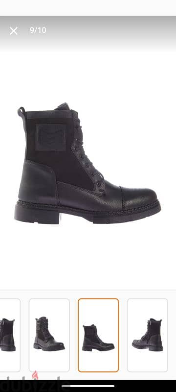 بوت اسود black boots 8