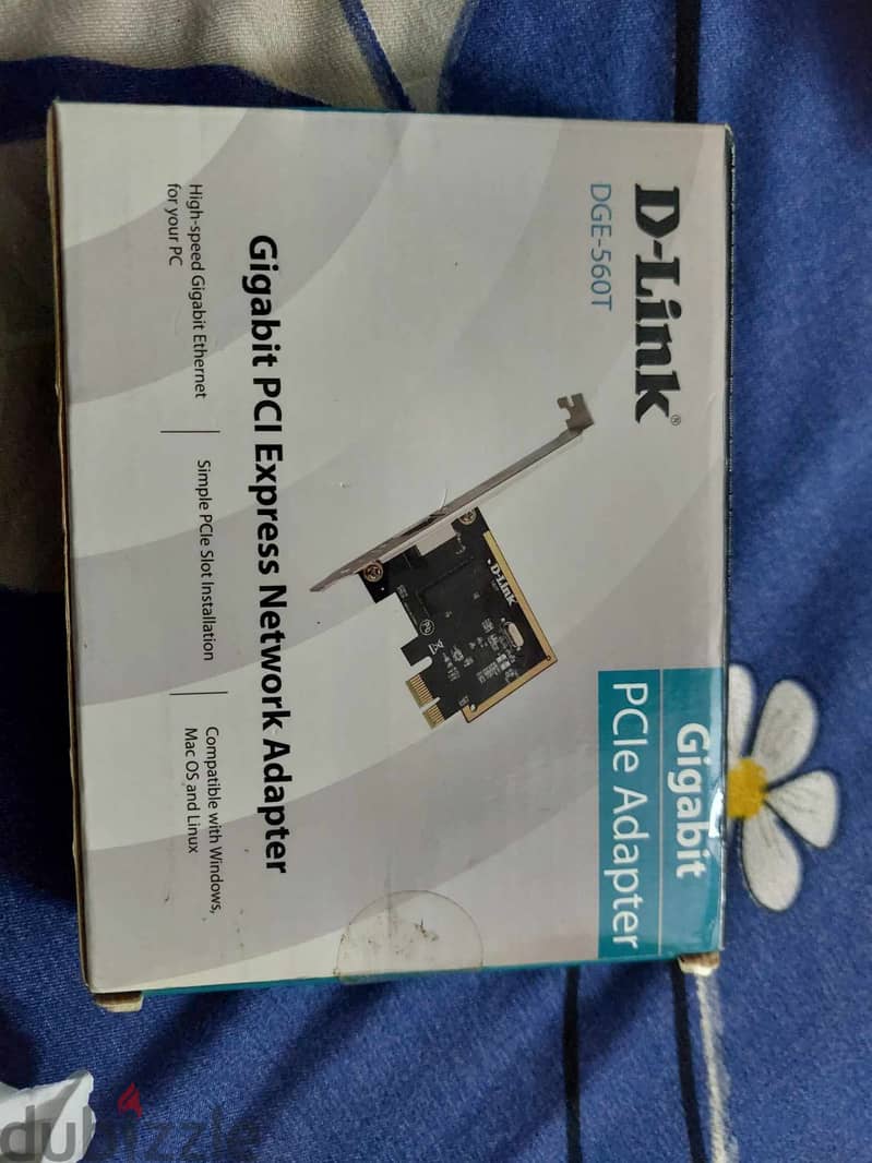 D-link gigabit pci express 10/100/1000  كرت نتورك 1