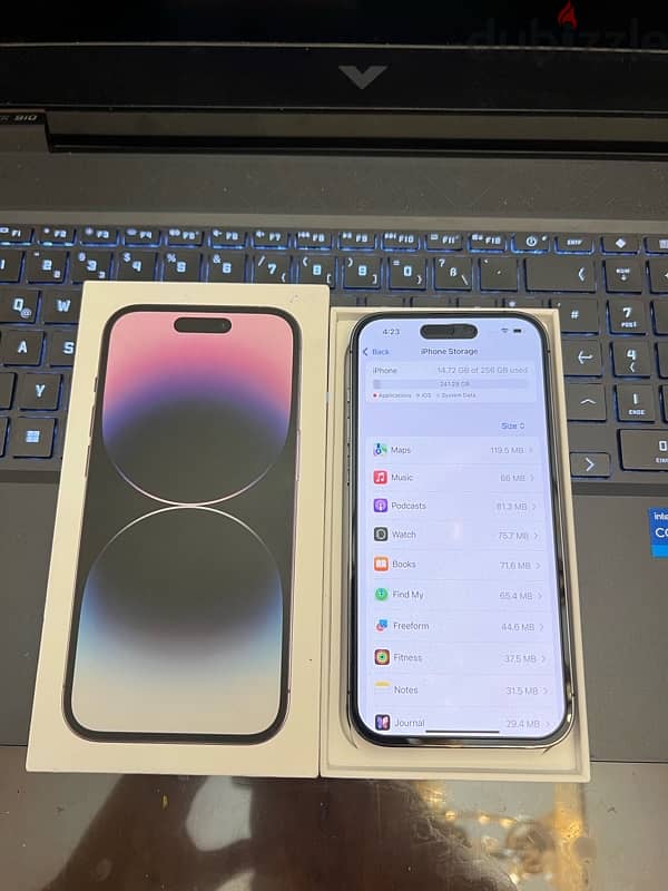 iphone 14 pro 256gb للبيع فقط 7